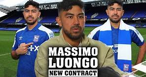 MASSIMO ON HIS NEW CONTRACT