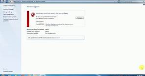 How to fix Windows Update error code 80072EE2 for Windows 7