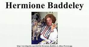 Hermione Baddeley