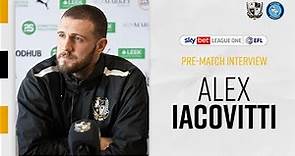 Pre-match | Alex Iacovitti speaks to the press ahead of Wycombe Wanderers on Saturday