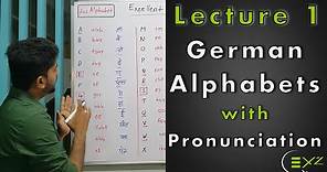 Learn German Alphabets with pronunciation | Pronounce Like a Native Speaker | German for beginners