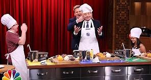 Tonight Show MasterChef Junior Cook-Off with Gordon Ramsay