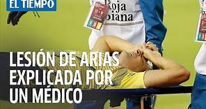 La terrible lesión de Santiago Arias, explicada por un médico