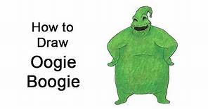 How to Draw Oogie Boogie from the Nightmare Before Christmas