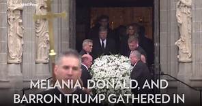 Melania Trump Delivers Eulogy at Mother Amalija Knavs' Funeral: 'In Her Presence, the World Seemed to Shimmer'