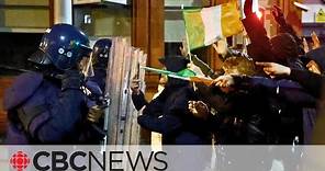 Dozens arrested in Dublin after night of anti-immigrant rioting