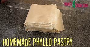 Homemade Phyllo Pastry. How to Make Perfect Filo / Fillo / Phyllo Pastry the Easy Way!!!