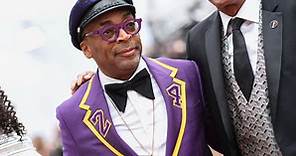 Spike Lee’s purple and gold Oscars suit pays tribute to Kobe Bryant