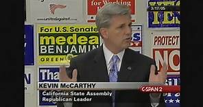 Profile of Representative Kevin McCarthy