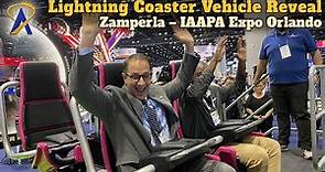 Zamperla Rides Lightning Coaster Ride Vehicle Reveal at IAAPA Expo Orlando