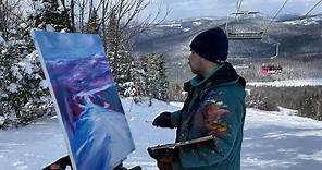 Samuel Gagnon, un artiste peintre au sommet