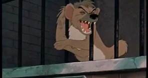 Hyena laughing in Lady and The Tramp