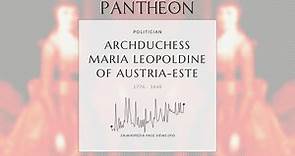 Archduchess Maria Leopoldine of Austria-Este Biography - Electress consort of Bavaria