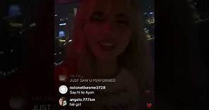 Sabrina Carpenter's Instagram live in Singapore 🇸🇬 | July 27, 2023