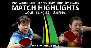 Chen Meng vs Chen Xingtong | WS SF | 2023 ITTF World Table Tennis Championships Finals