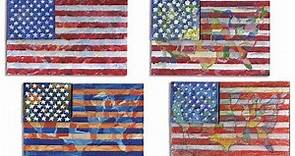 Jasper Johns Map Flag - Project #233