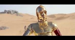 Star Wars encuentro BB8-R2D2-C3PO-robot