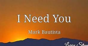 I Need You (Lyrics) Mark Bautista @lyricsstreet5409#lyrics #opm #ineedyou #90s #markbautista