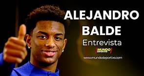 Entrevista a Alejandro Balde