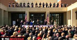 Watch all 5 Living Presidents Arrive at the Dedication of the George W. Bush Presidential Library