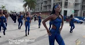 Dillard High School Marching Band | MLK Parade 2024 | Tyla - Water
