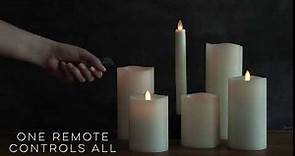 One Remote Controls all Matchless Moving Flame LED Candles