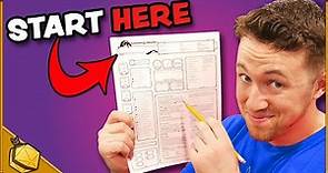 How to Make a Character Sheet in D&D 5e | Quick Guide