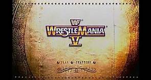 WrestleMania: The Complete Anthology DVD Menu Music & Screens