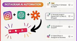 How to automate your Instagram page so it grows itself (Instagram Automation with Zapier & ChatGPT)