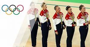 Russia wins fifth straight gold in rhythmic gymnastics group final