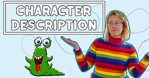 Character Description For Kids // Learning From Home