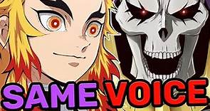 Kyoujurou Japanese Voice Actor In Anime Roles [Satoshi Hino] (Demon Slayer, Overlord, Naruto)