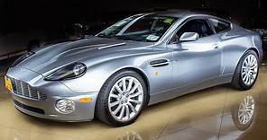 2003 Aston Martin V12 Vanquish for sale with test drive, driving sounds, and walk through video