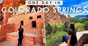 COLORADO SPRINGS ONE DAY Travel Guide | BEST Things to Do, Eat & See
