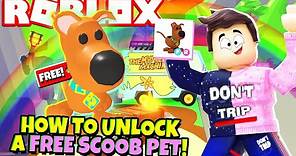 How to UNLOCK a FREE SCOOB PET in Adopt Me! NEW Adopt Me Scoob Update (Roblox)