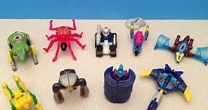 MCDONALD'S TRANSFORMERS BEAST MACHINES HAPPY MEAL FULL COLLECTION TOY REVIEW