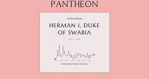 Herman I, Duke of Swabia Biography - Duke of Swabia