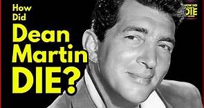 The Smooth Crooner: How Did Dean Martin Die?