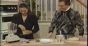 Carole Bouquet Interview and Cooking 1987