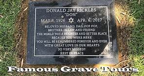 FAMOUS GRAVE TOUR: Comedian Don Rickles At Mount Sinai Memorial Park In Los Angeles, CA