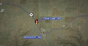 Farm Camp Fire burns about 12,000 acres near Mosquero; 30% contained