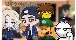 los amigos de merlina reacciónan a Luigi xd y vete a la versh