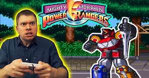Mighty Morphin Power Rangers SNES Super Nintendo Video Game Review (Pt. 1)| The Irate Gamer