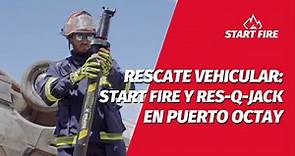 Rescate vehicular: Bomberos aprenden nuevas técnicas junto a Start Fire y Res-Q-Jack en Puerto Octay