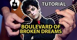 Canción fácil en guitarra acústica con acordes: Boulevard of Broken Dreams (Green Day) | Tutorial