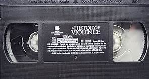 A History of Violence VHS Pre-Show
