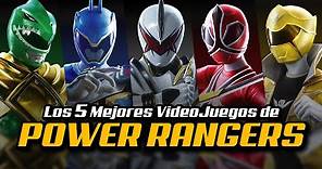 ⚡ Los 5 MEJORES VIDEOJUEGOS de POWER RANGERS ⚡ | Armando R.