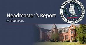 Lurgan College Speech Day 2021: Headmaster’s Report
