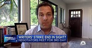 We're close to the end of the writers' strike, says Puck's Matthew Belloni