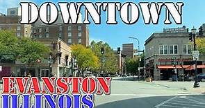 Evanston - Illinois - 4K Downtown Drive